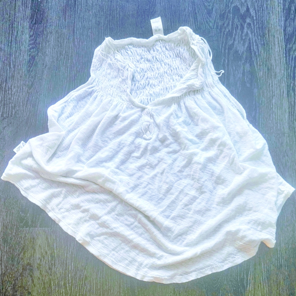 We The Free White Blouse